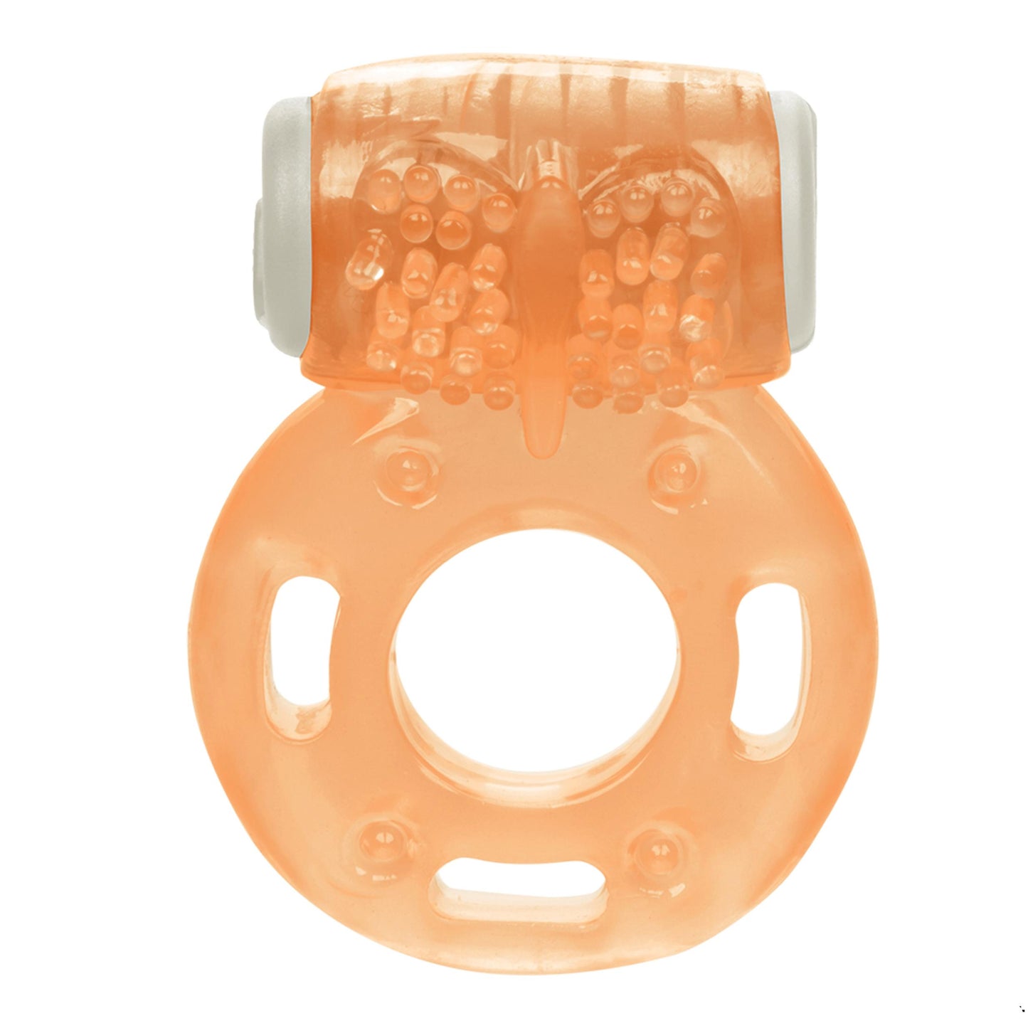 Foil Pack Vibrating Ring - Orange | 716770097668 | Available at EroticWarehouse.com