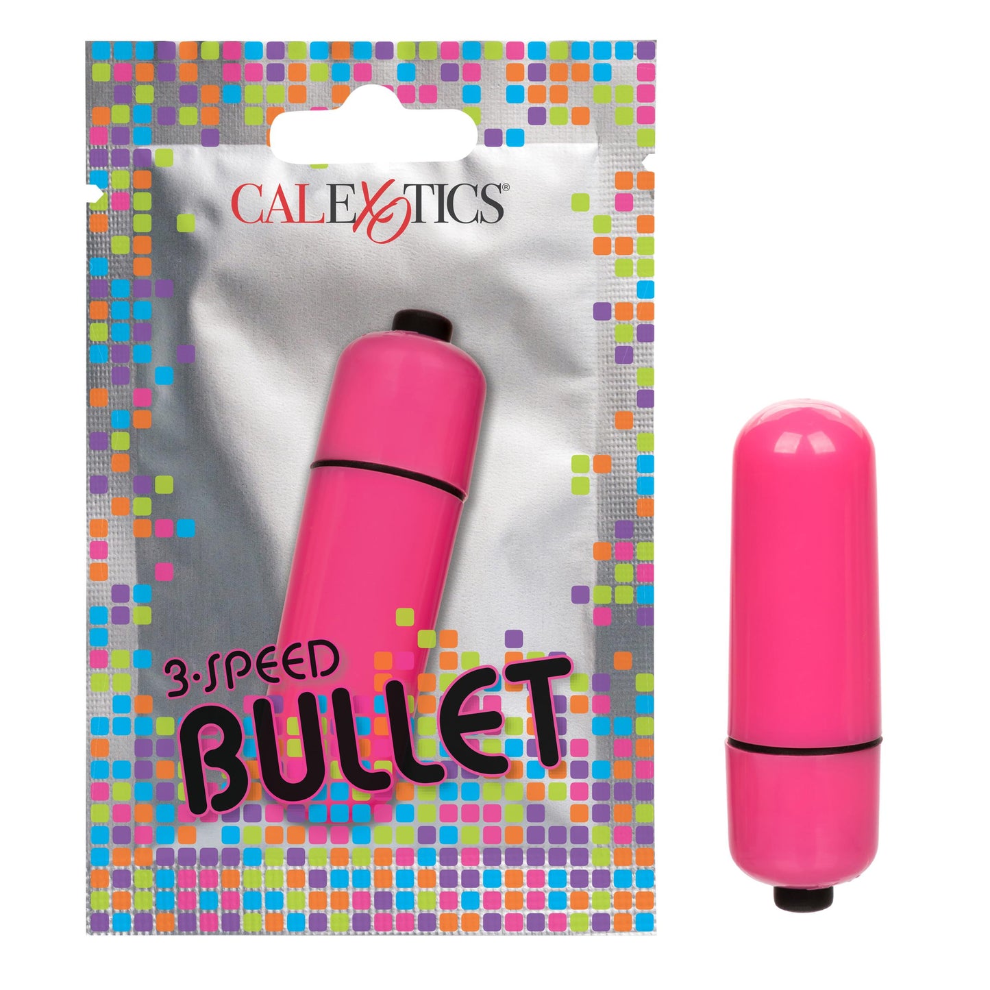 Foil Pack 3-Speed Bullet - Pink | 716770097729 | Available at EroticWarehouse.com