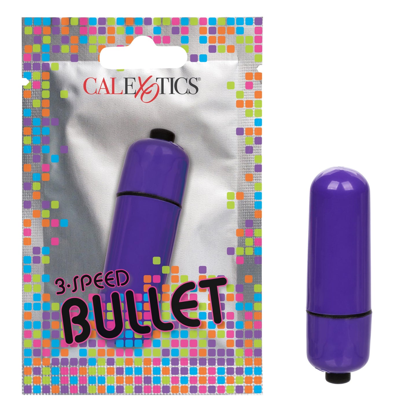 Foil Pack 3-Speed Bullet - Purple | 716770097767 | Available at EroticWarehouse.com
