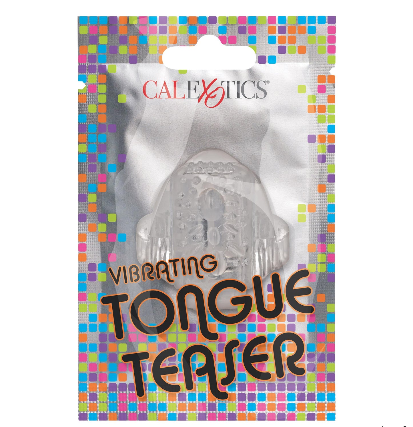 Foil Pack Vibrating Tongue Teaser - Clear | 716770099457 | Available at EroticWarehouse.com