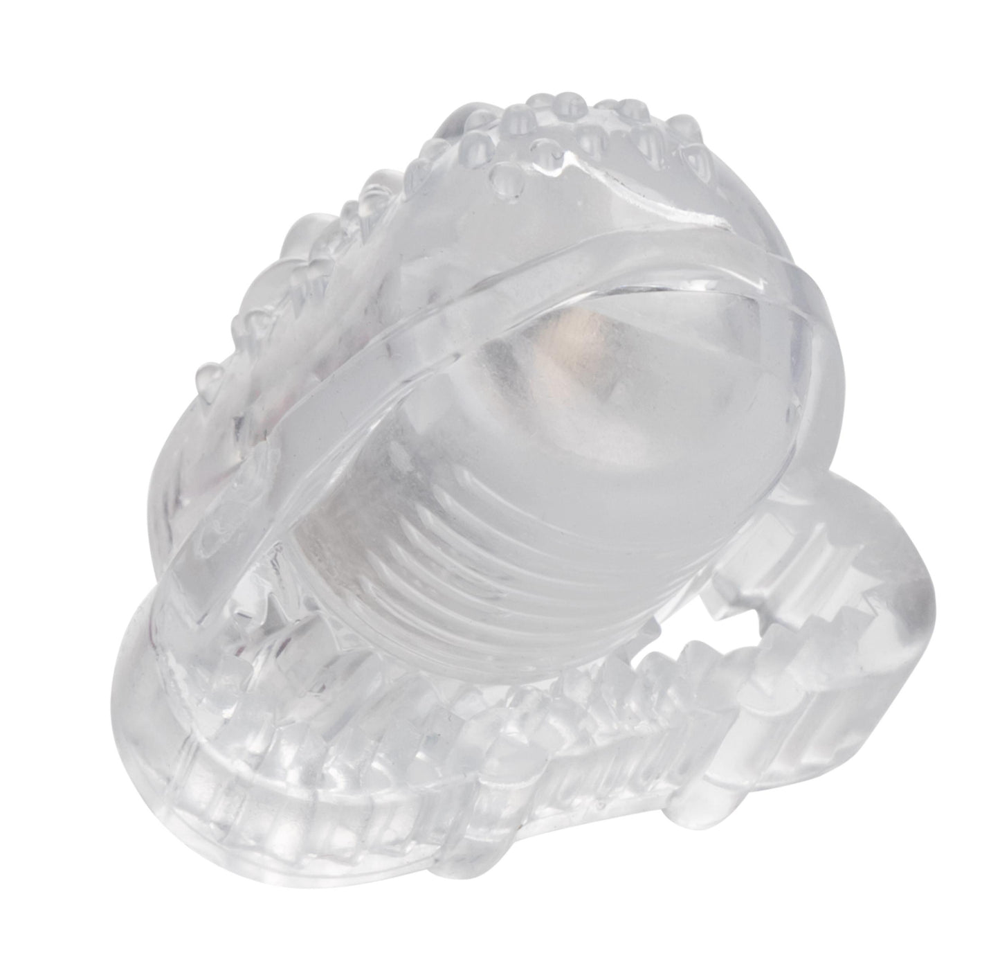 Foil Pack Vibrating Tongue Teaser - Clear | 716770099457 | Available at EroticWarehouse.com