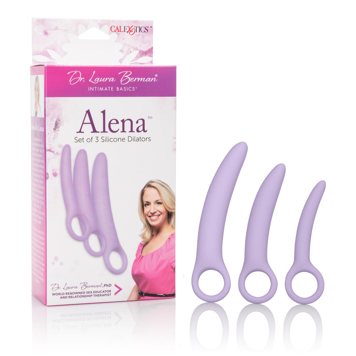 Dr. Laura Berman Alena Set of 3 Silicone Dilators | 716770090805 | Available at EroticWarehouse.com