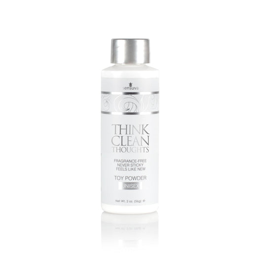 Think Clean Thoughts Toy Powder - 2 Oz. | 855559007235 | Available at EroticWarehouse.com