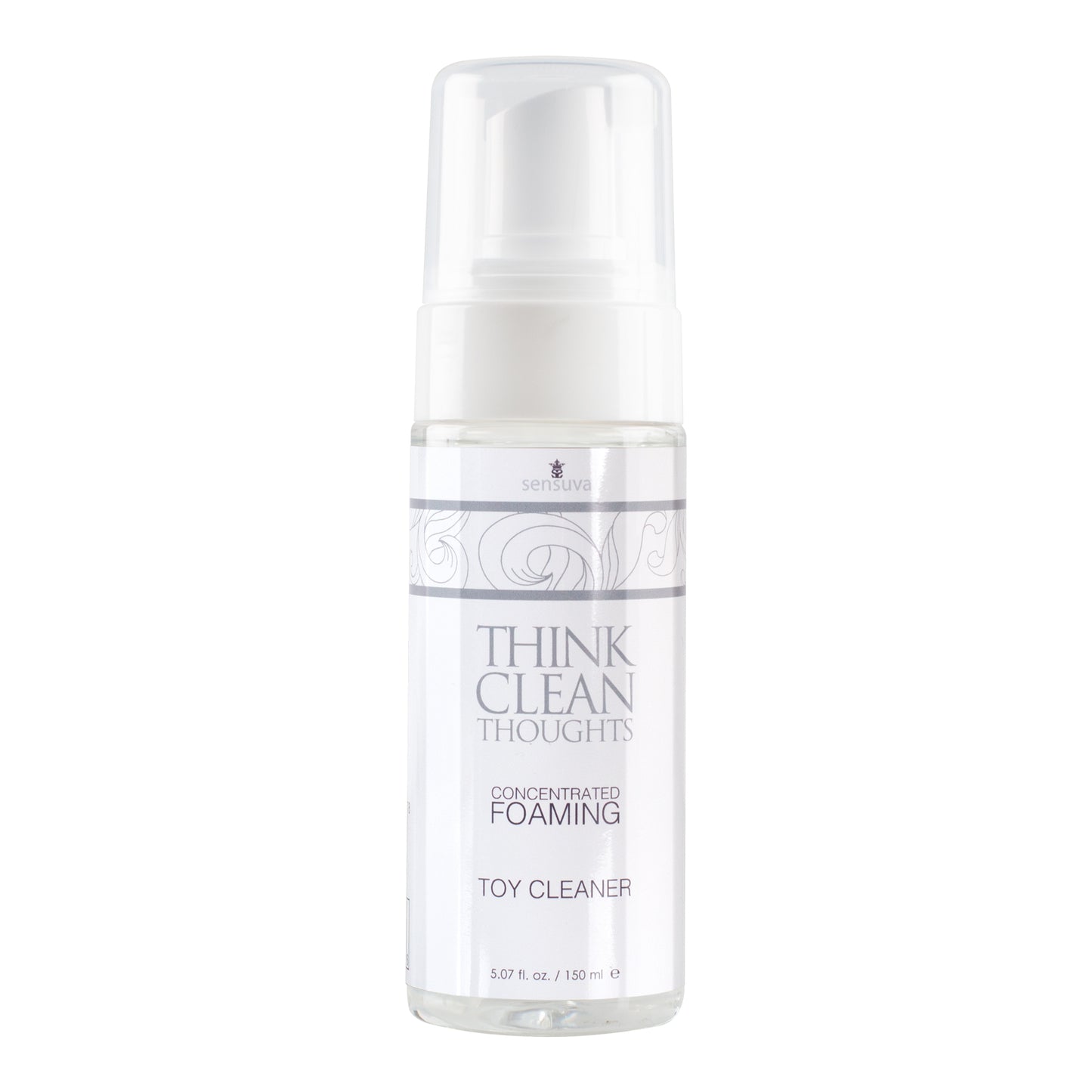 Think Clean Thoughts Foaming Toy Cleaner - 5.07 Fl. Oz. | 855559007396 | Available at EroticWarehouse.com