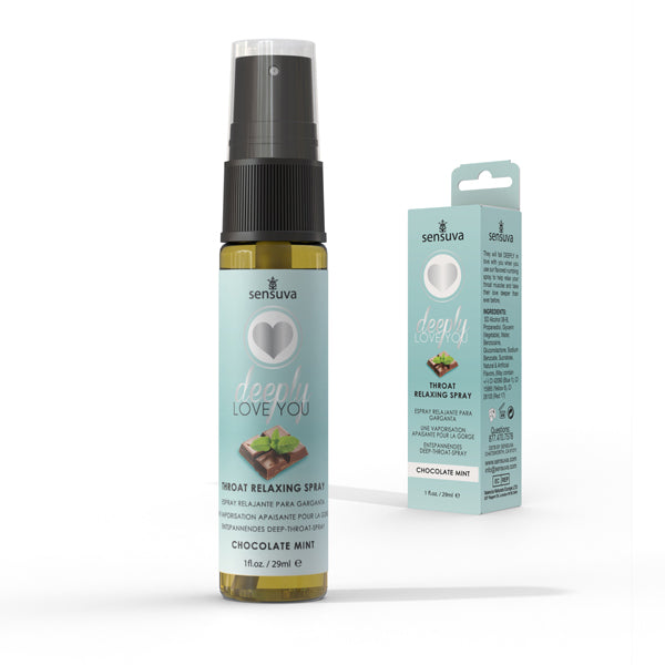 Deeply Love You Throat Relaxing Spray - Chocolate Mint - 1 Fl. Oz. | 855559007297 | Available at EroticWarehouse.com