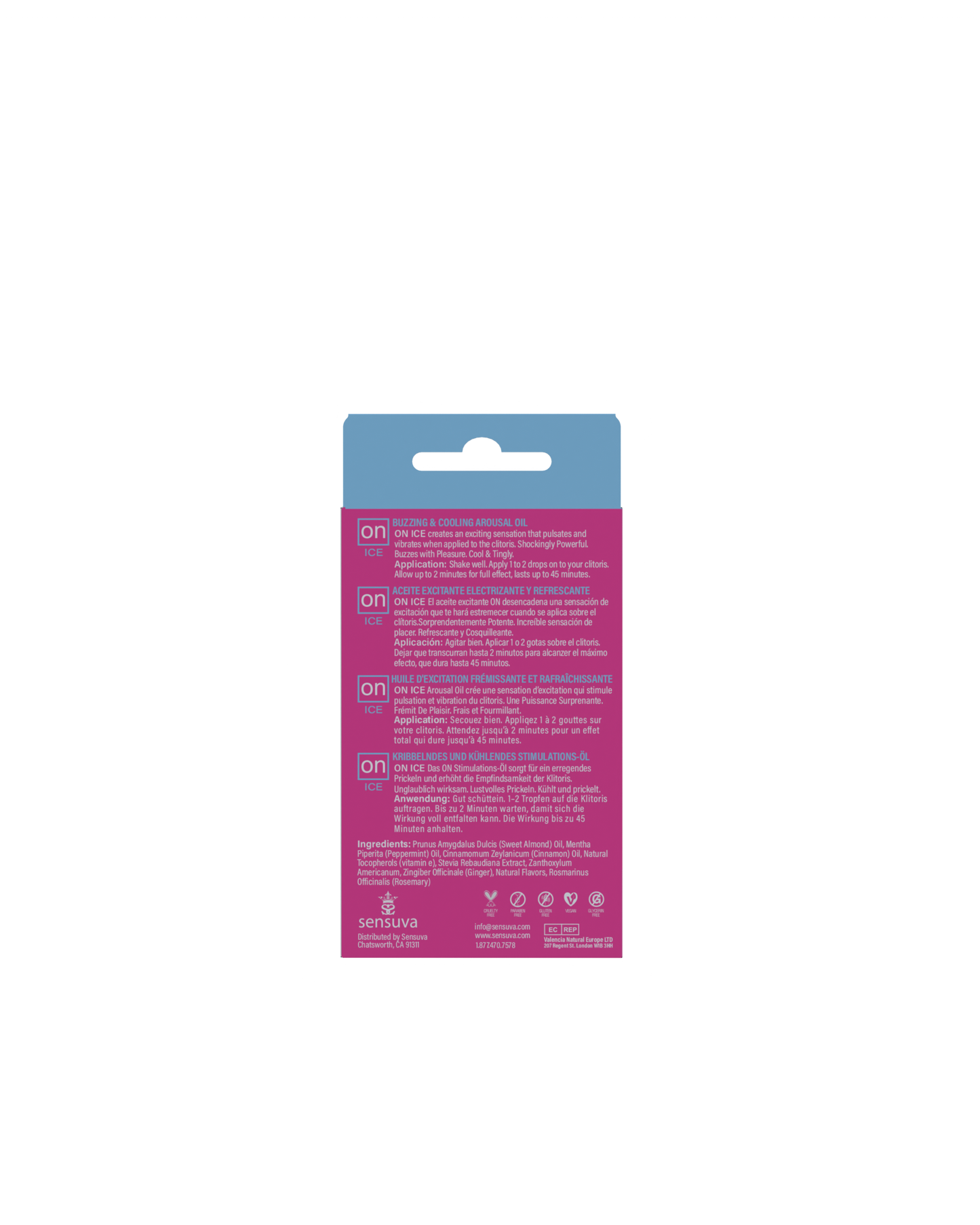 On Ice Buzzing and Cooling Arousal Oil 5ml | 855559005101 | Available at EroticWarehouse.com