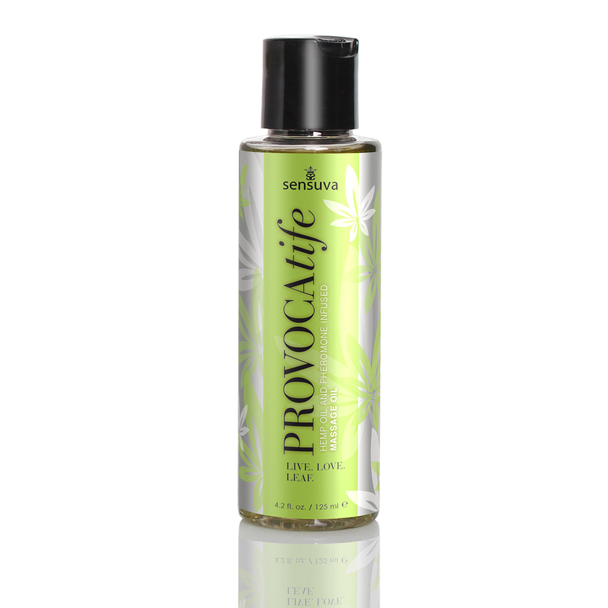 Provocatife Hemp Oil & Pheromone Infused Massage Oil - 4.2 Fl. Oz. / 125 ml | 855559006023 | Available at EroticWarehouse.com