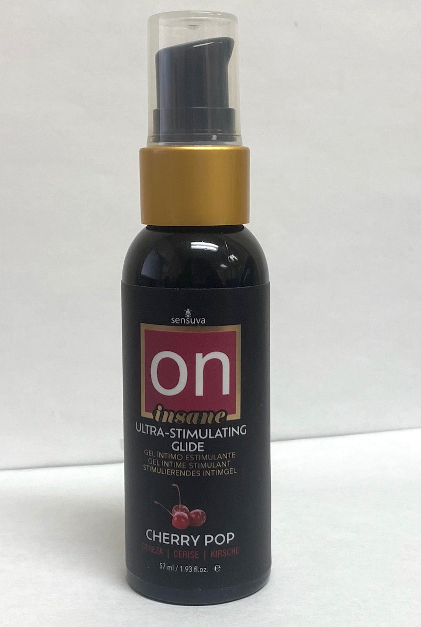 On Insane Ultra-Stimulating Glide Cherry Pop 2oz-57ml Bottle | 810002660771 | Available at EroticWarehouse.com
