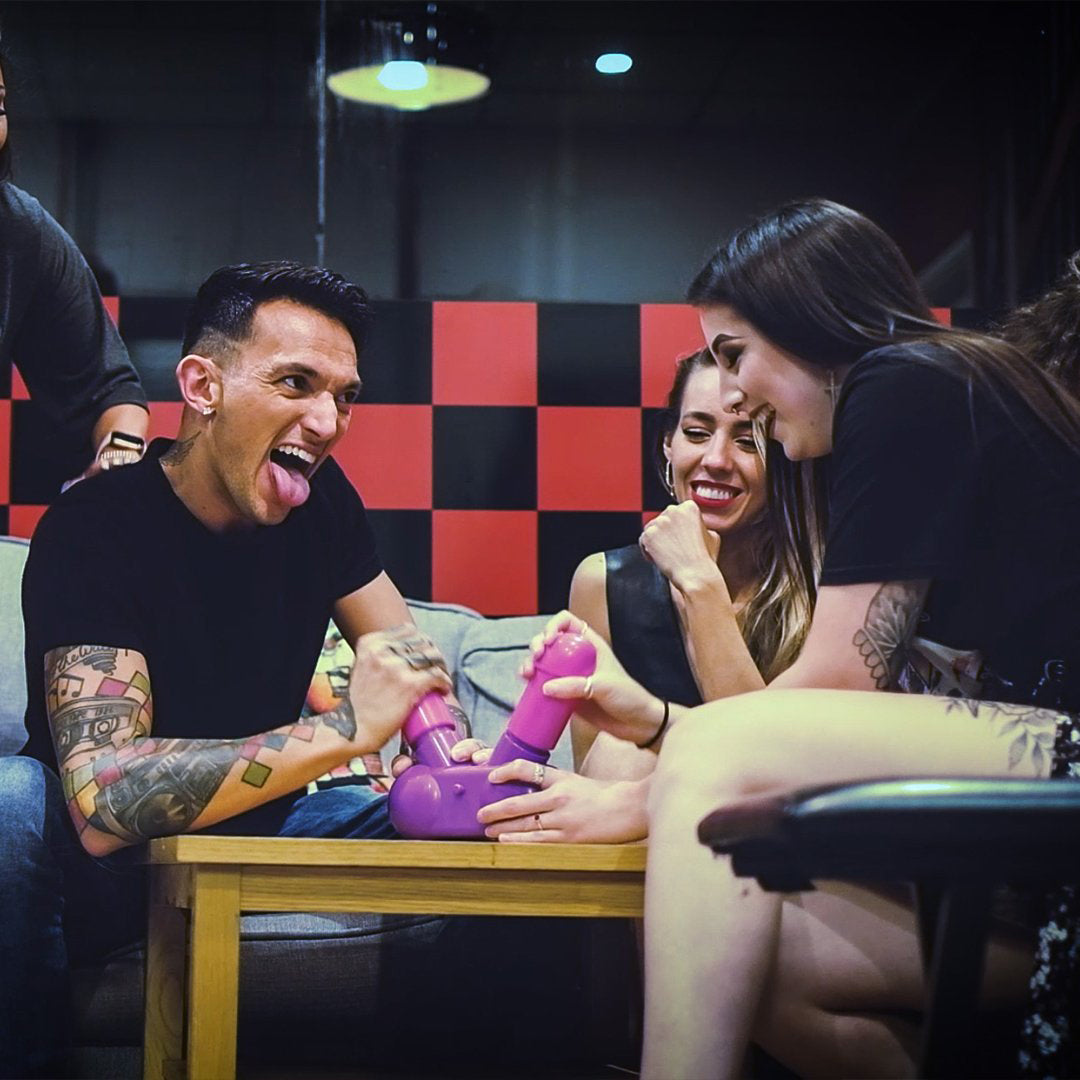 Cum Face - Duel Pump Action Penis Game | 5060811120002 | Available at EroticWarehouse.com