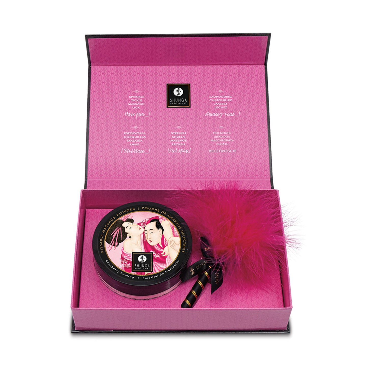 Kissable Body Powder Raspberry Filling 2.65 Oz | 697309031011 | Available at EroticWarehouse.com