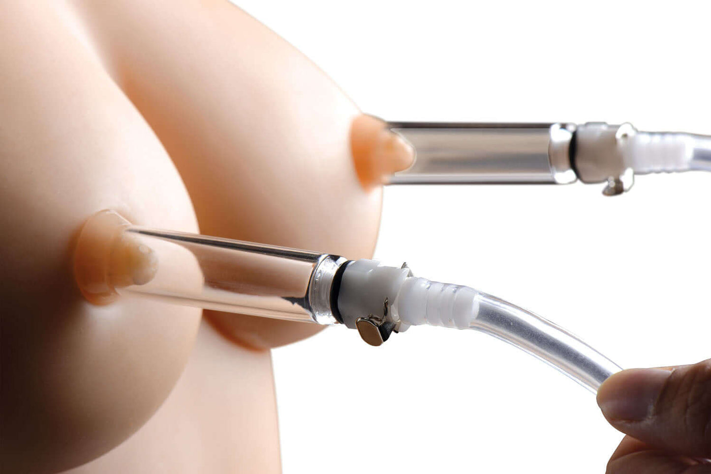 Nipple Pumping System With Detachable Cylinders | 848518020307 | Available at EroticWarehouse.com