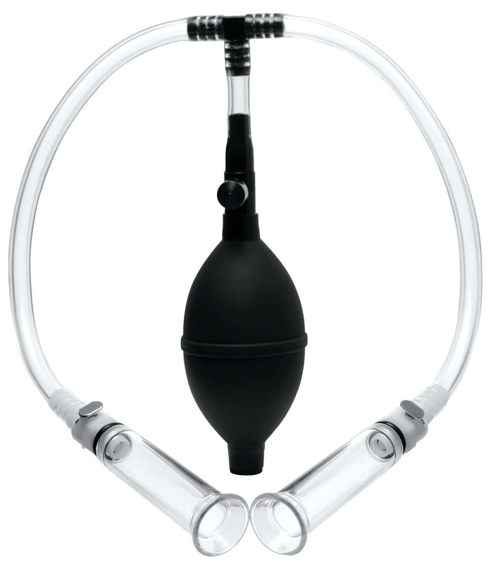Nipple Pumping System With Detachable Cylinders | 848518020307 | Available at EroticWarehouse.com