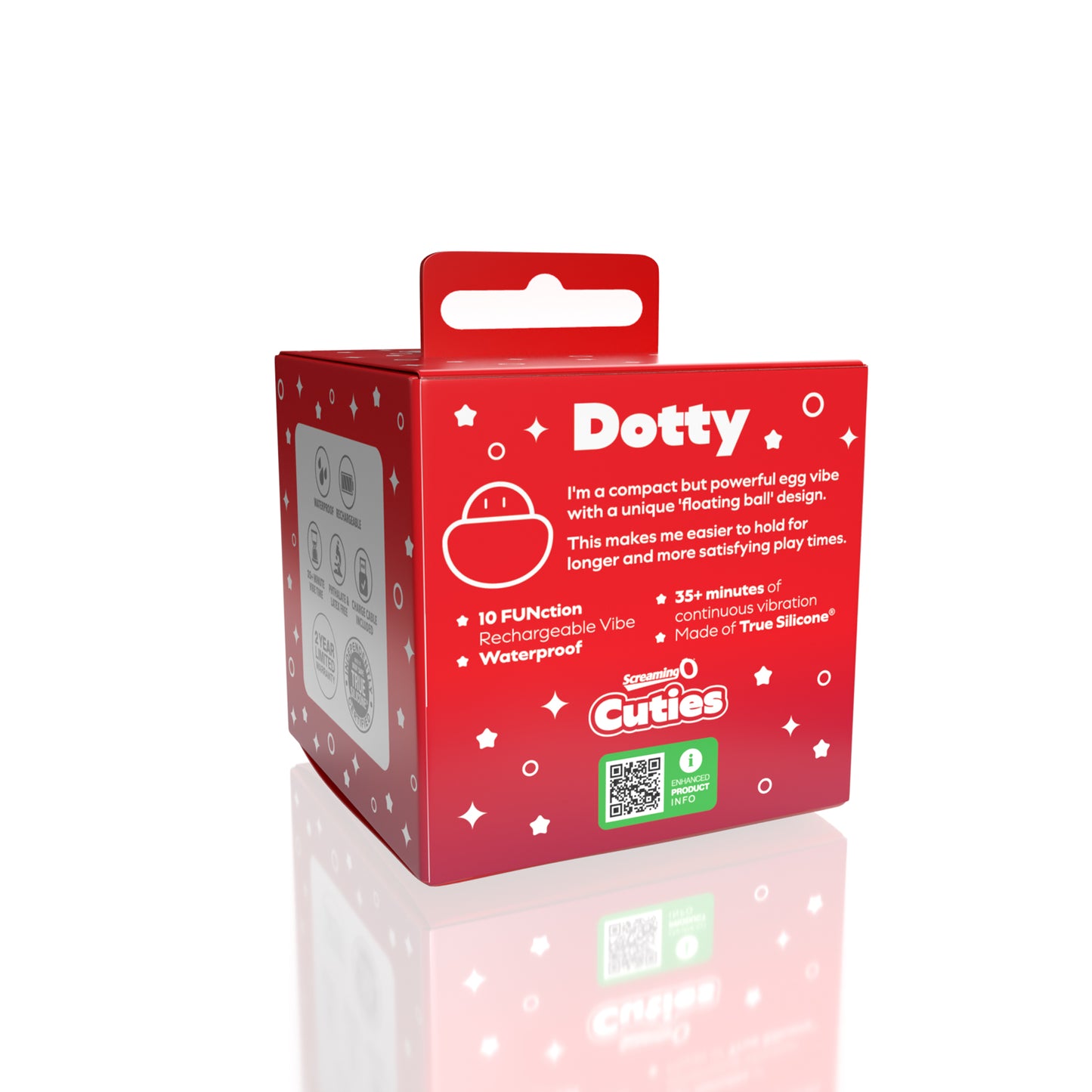 Screaming O Cuties Dotty Egg Vibrator - Dusty Rose | 817483017957 | Available at EroticWarehouse.com