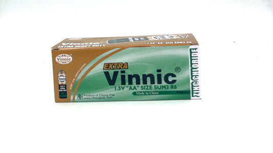 Vinnic Extra Heavy Duty AA Batteries- 40 Pcs. Box | | Available at EroticWarehouse.com