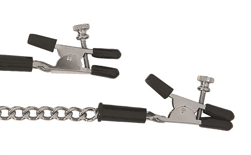 Adjustable Alligator Clamps - Link Chain | 669729200292 | Available at EroticWarehouse.com