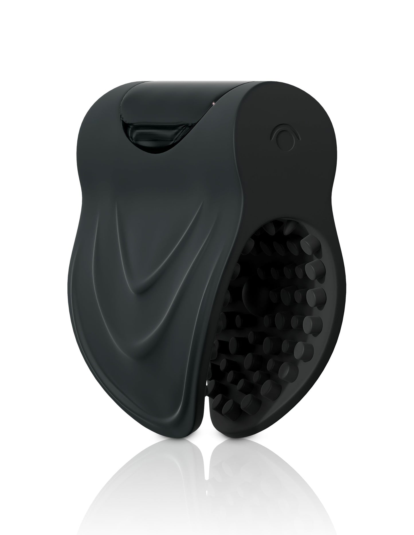 Vibrating Silicone Edger Trainer - Black | 603912757262 | Available at EroticWarehouse.com