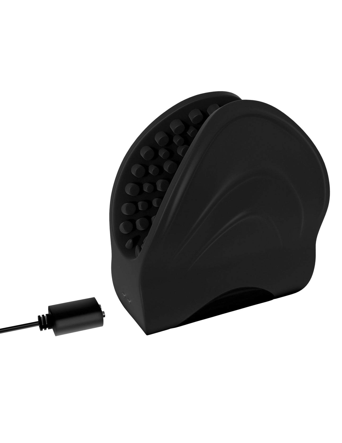 Vibrating Silicone Edger Trainer - Black | 603912757262 | Available at EroticWarehouse.com