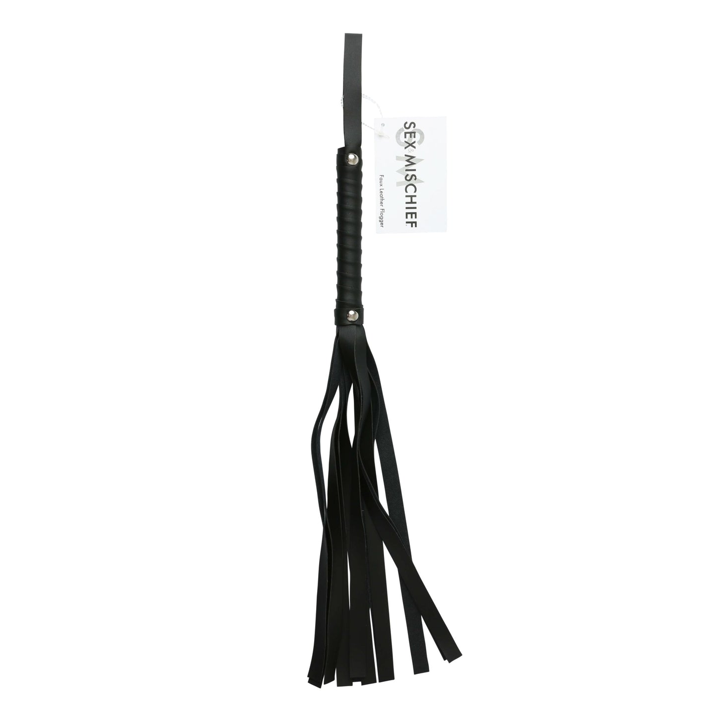 Sex and Mischief Faux Leather Flogger | 646709100407 | Available at EroticWarehouse.com