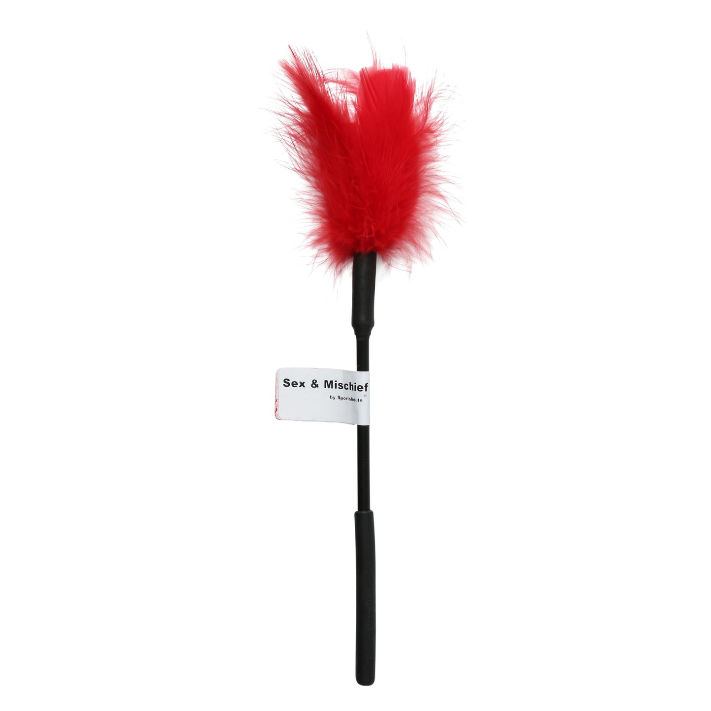 Sex and Mischief Feather Tickler - Red | 646709100728 | Available at EroticWarehouse.com