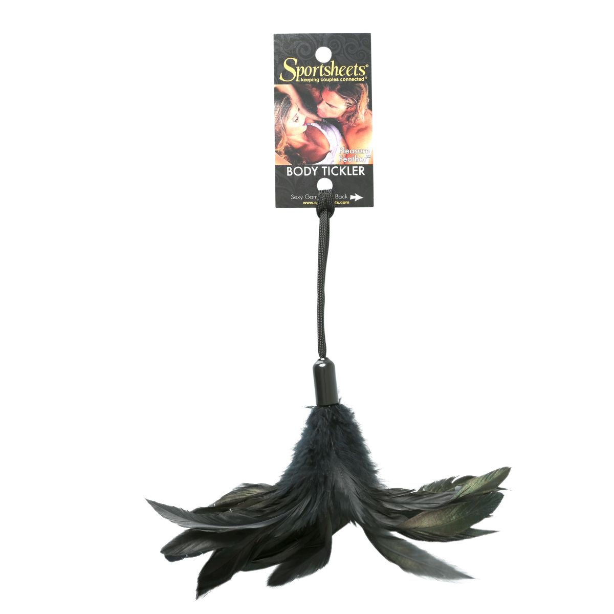 Pleasure Feather - Black | 646709261016 | Available at EroticWarehouse.com