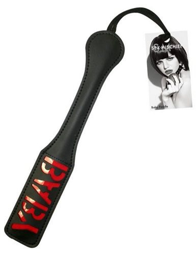 12 Inch Leather Impression Paddle - Baby | 646709921156 | Available at EroticWarehouse.com