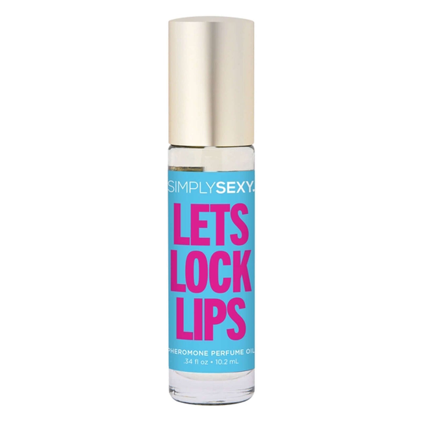 Simply Sexy Pheromone Perfume Oil Lets Lock Lips Roll on .34 Oz | 638258905510 | Available at EroticWarehouse.com