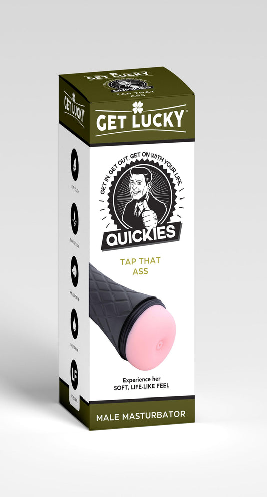 Get Lucky Quickies Tap That Ass Masturbator | 810046850602 | Available at EroticWarehouse.com