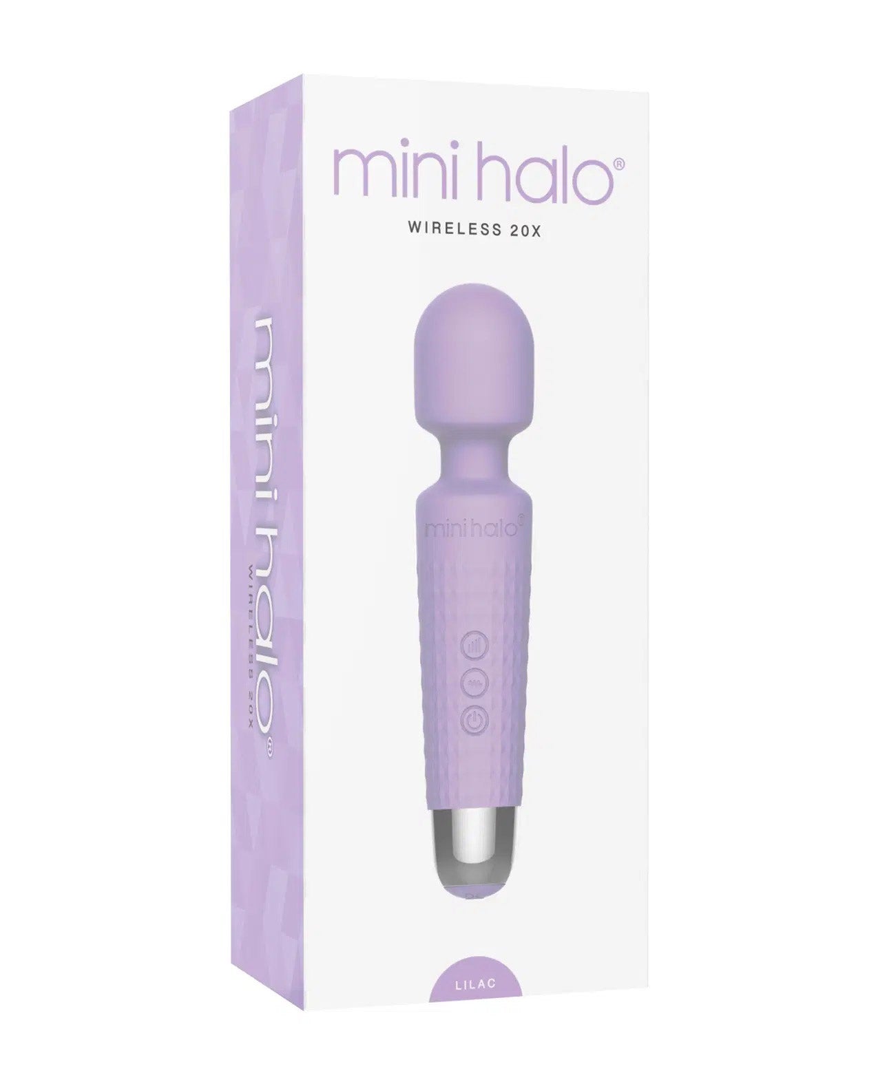 Mini Halo Wireless 20x Massager Vibrator - Lilac | 812024033137 | Available at EroticWarehouse.com