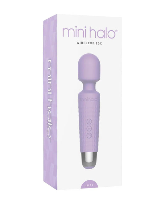 Mini Halo Wireless 20x Massager Vibrator - Lilac | 812024033137 | Available at EroticWarehouse.com