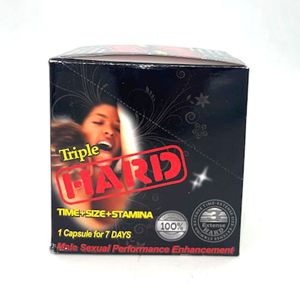 Triple Hard Male Sexual Enhancement 24 Pack by Tracy Sales 673324966934 available at EroticWarehouse.com