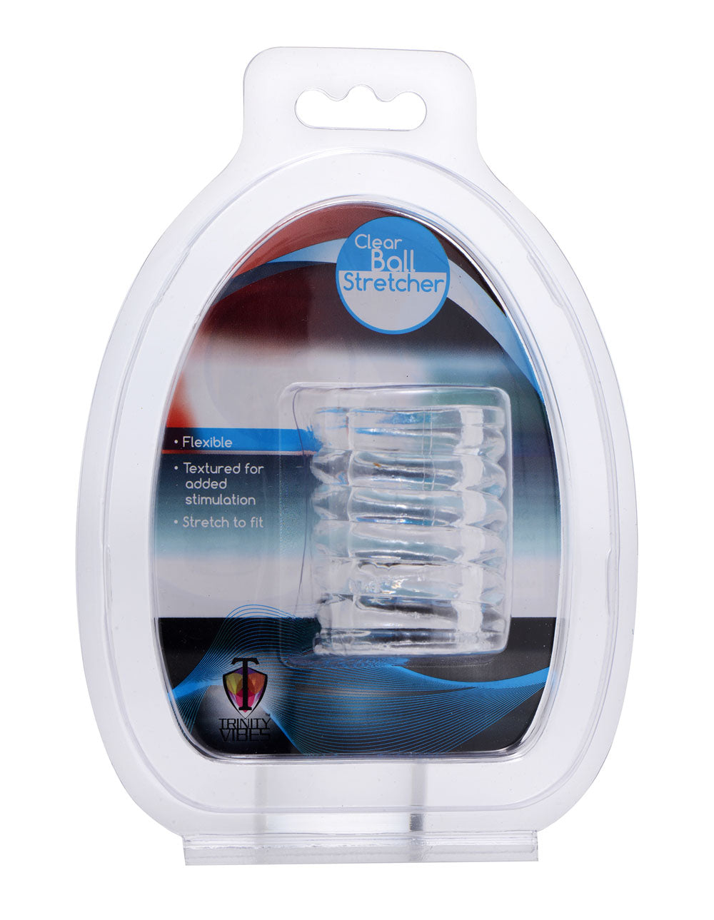 Spiral Ball Stretcher - Clear | 848518002990 | Available at EroticWarehouse.com
