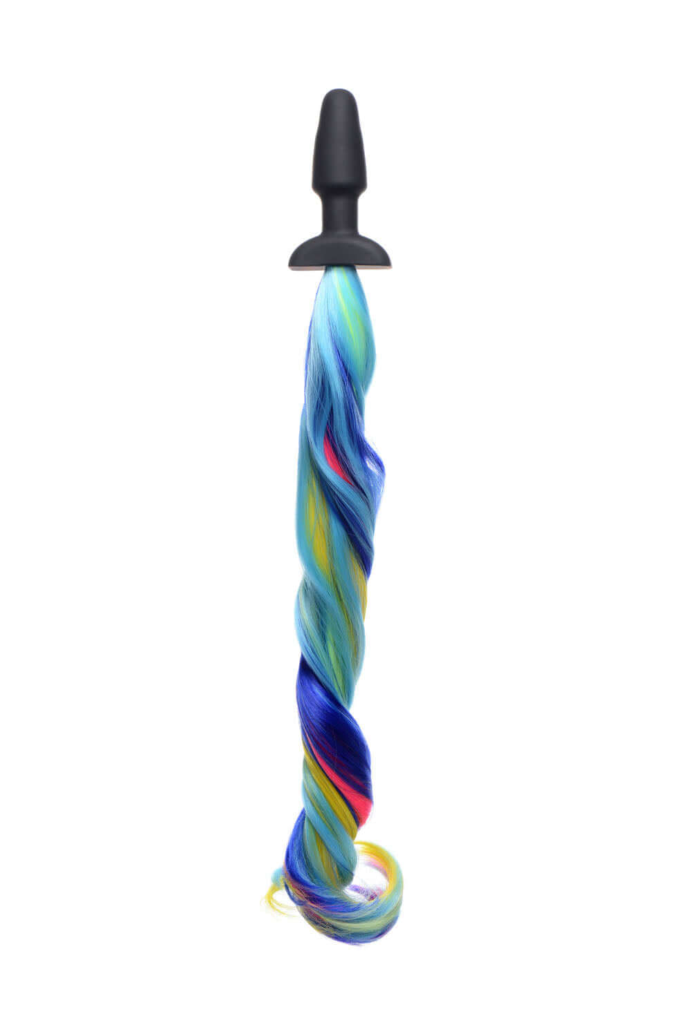 Rainbow Pony Tail Anal Plug | 848518030054 | Available at EroticWarehouse.com