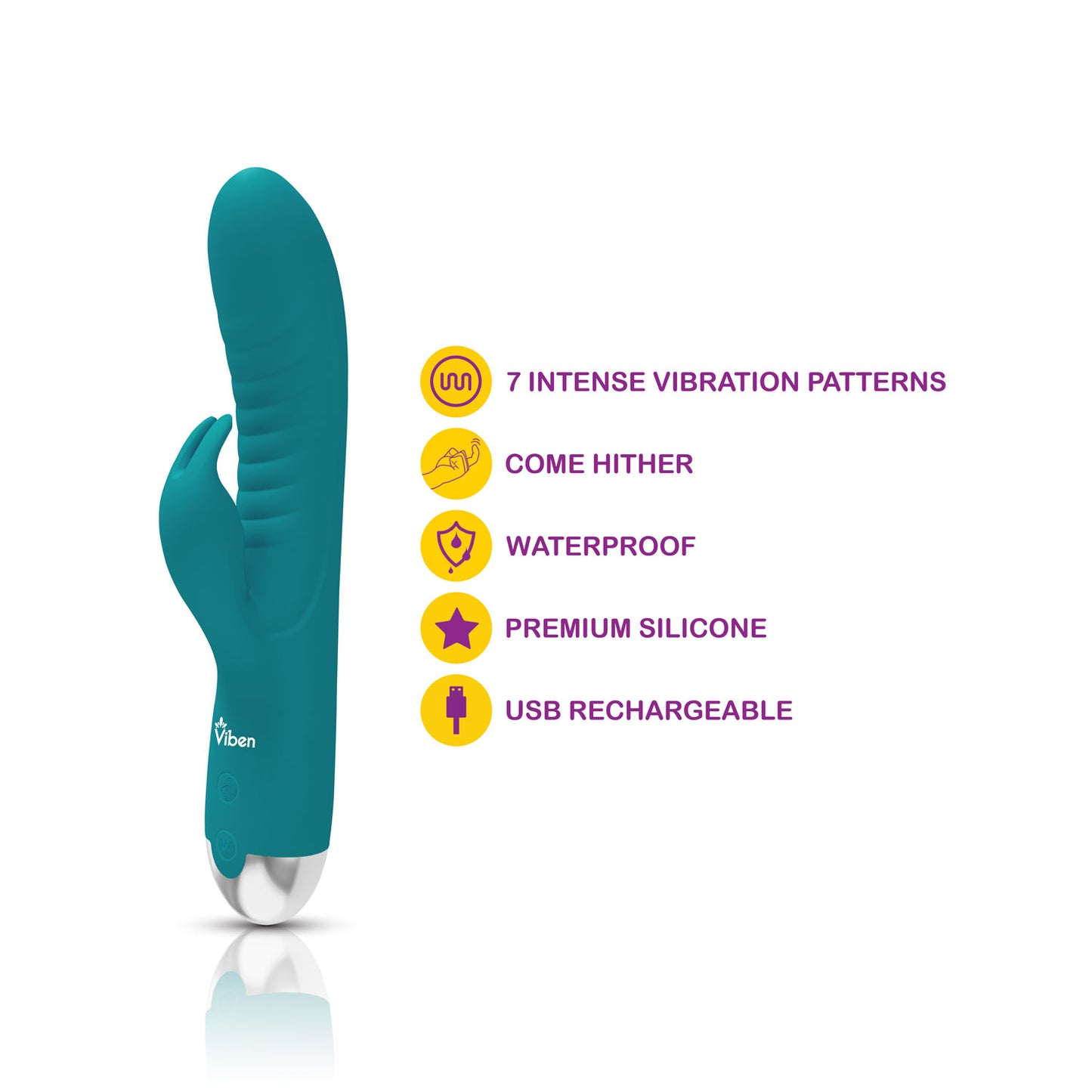 Alluring - Ocean - Come Hither G-Spot Rabbit | 850018691093 | Available at EroticWarehouse.com