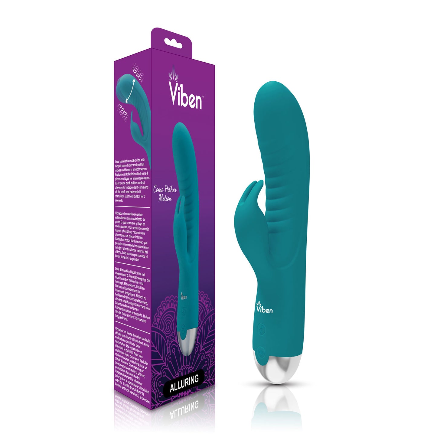 Alluring - Ocean - Come Hither G-Spot Rabbit | 850018691093 | Available at EroticWarehouse.com