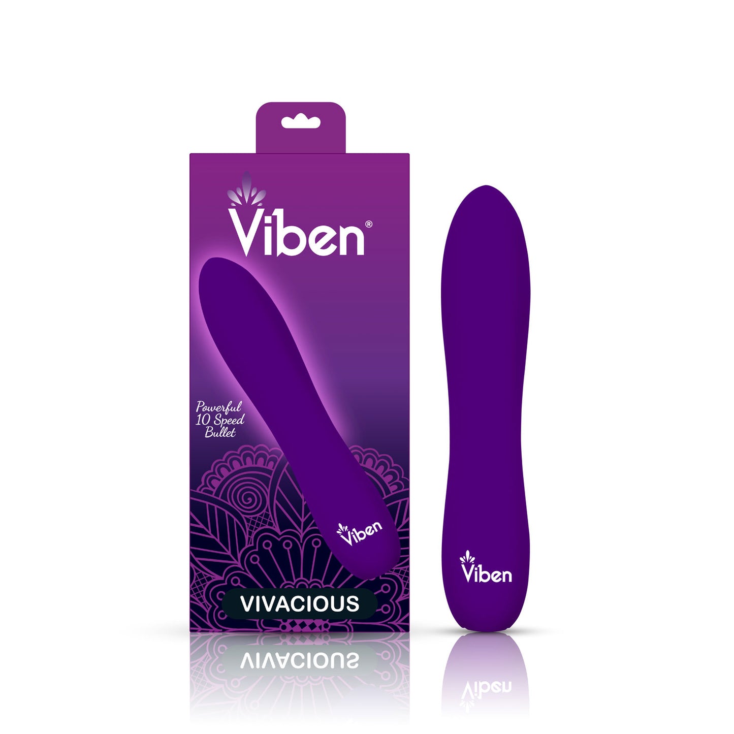 Vivacious - Violet - Intense 10-Function Bullet | 850018691055 | Available at EroticWarehouse.com