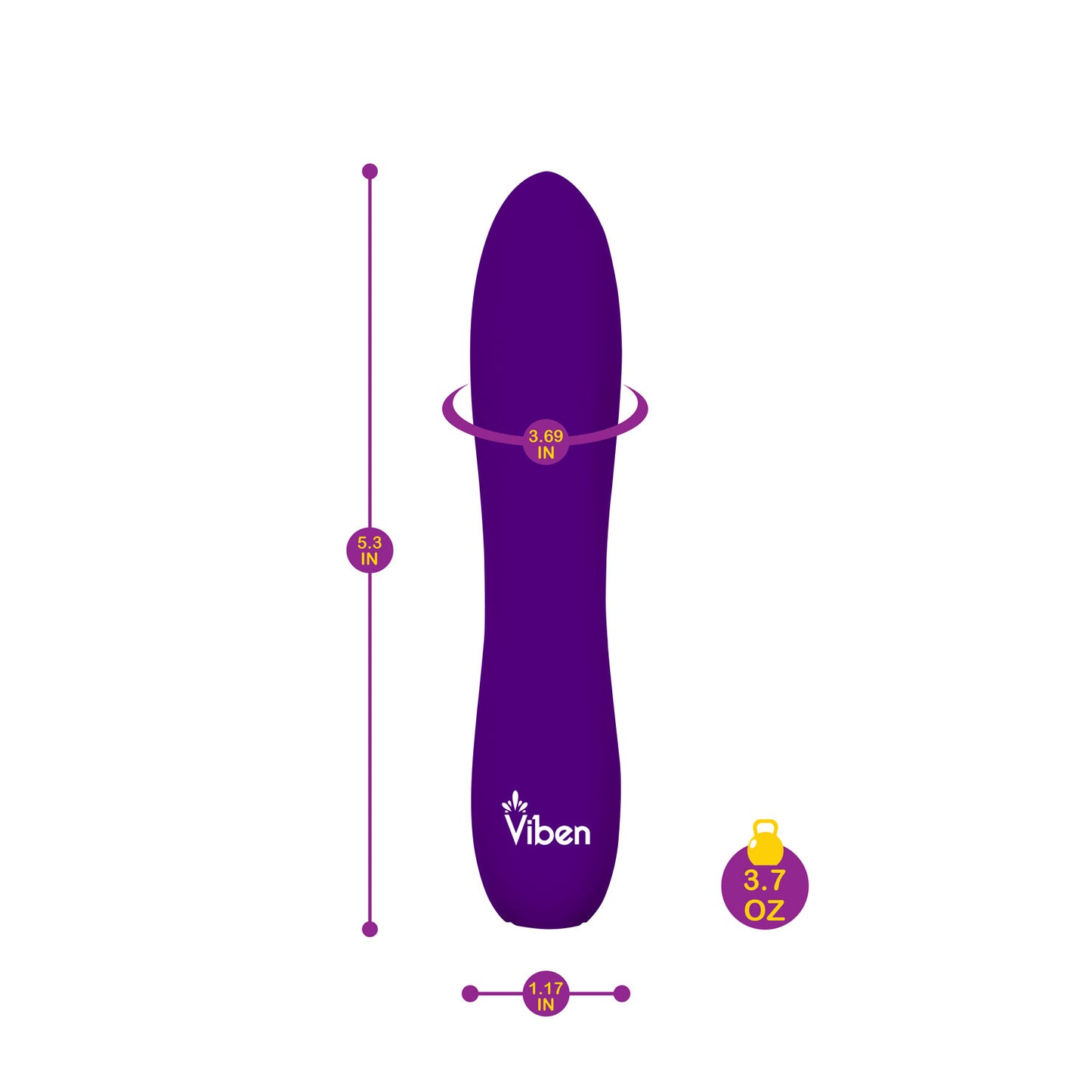 Vivacious - Violet - Intense 10-Function Bullet | 850018691055 | Available at EroticWarehouse.com