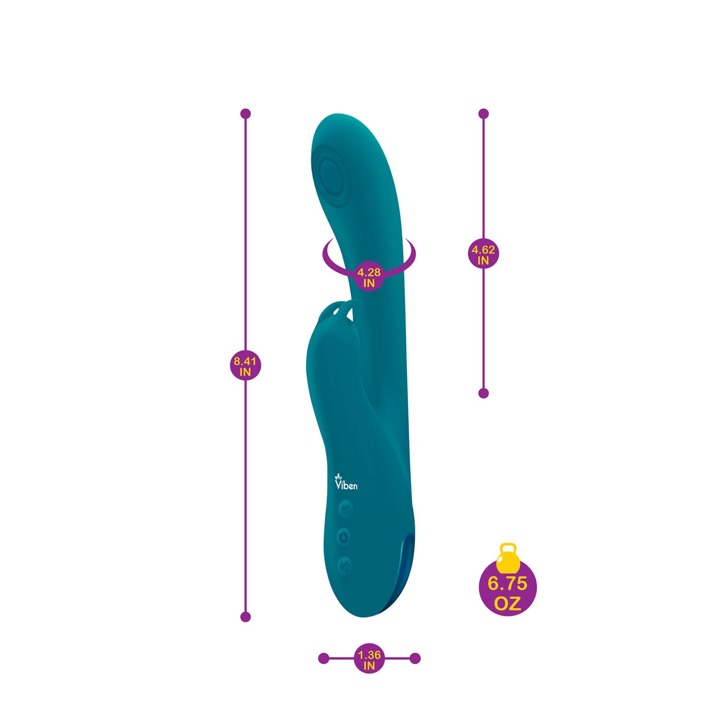 Razzle - Ocean - Rechargeable Thumping G-Spot Rabbit | 810080750050 | Available at EroticWarehouse.com
