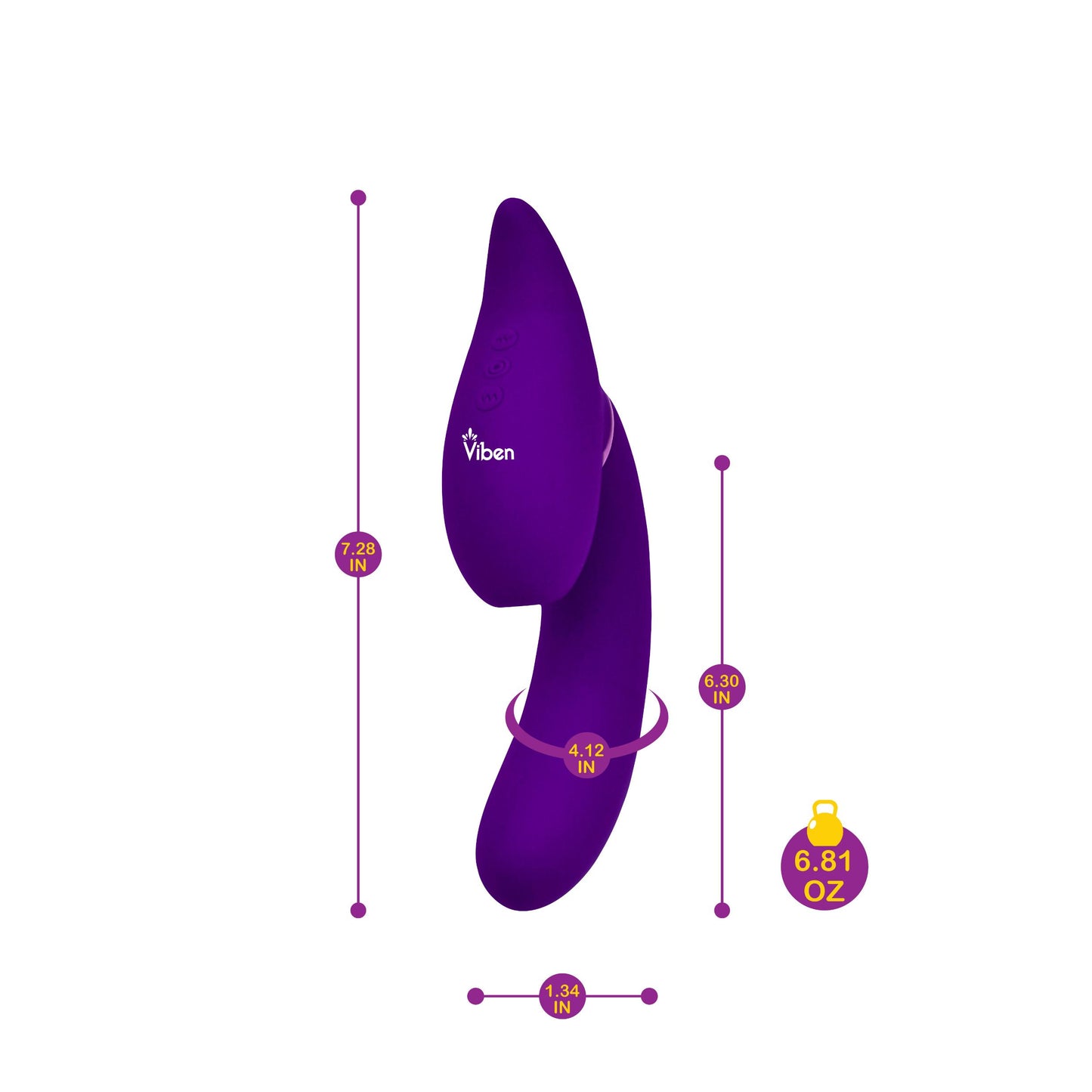 Symphony - Violet - Insertable Triple Motor Vibe | 810080750098 | Available at EroticWarehouse.com
