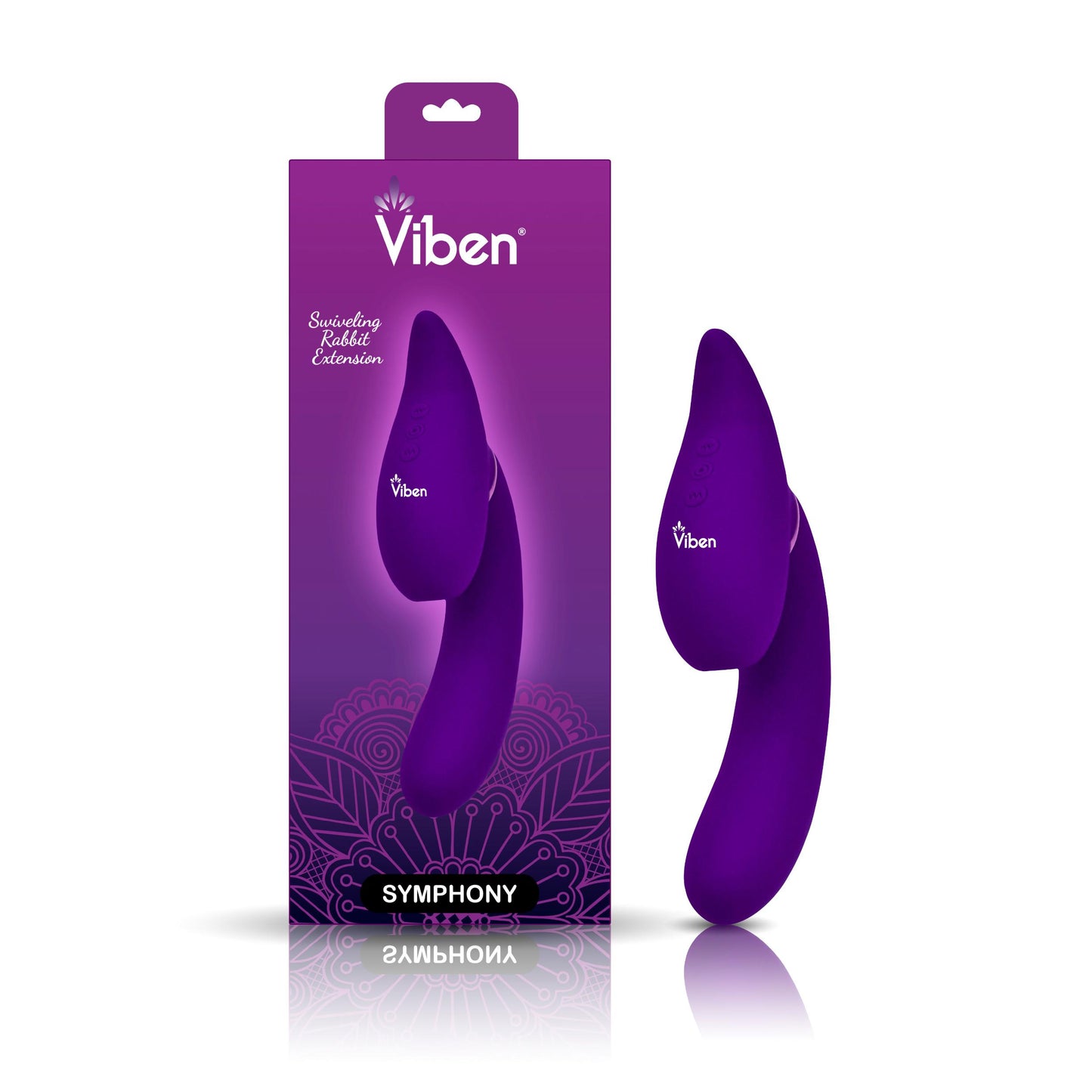 Symphony - Violet - Insertable Triple Motor Vibe | 810080750098 | Available at EroticWarehouse.com