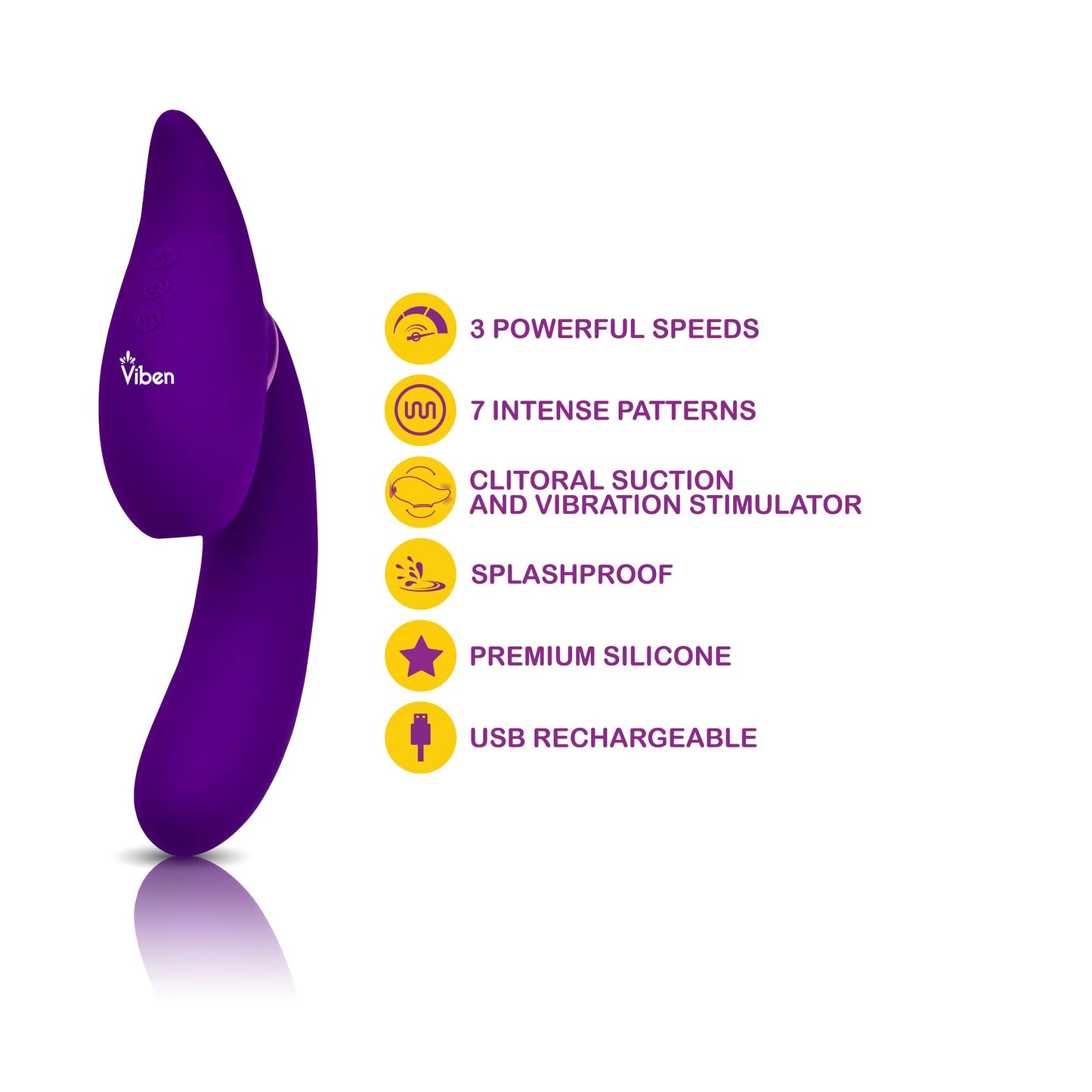Symphony - Violet - Insertable Triple Motor Vibe | 810080750098 | Available at EroticWarehouse.com