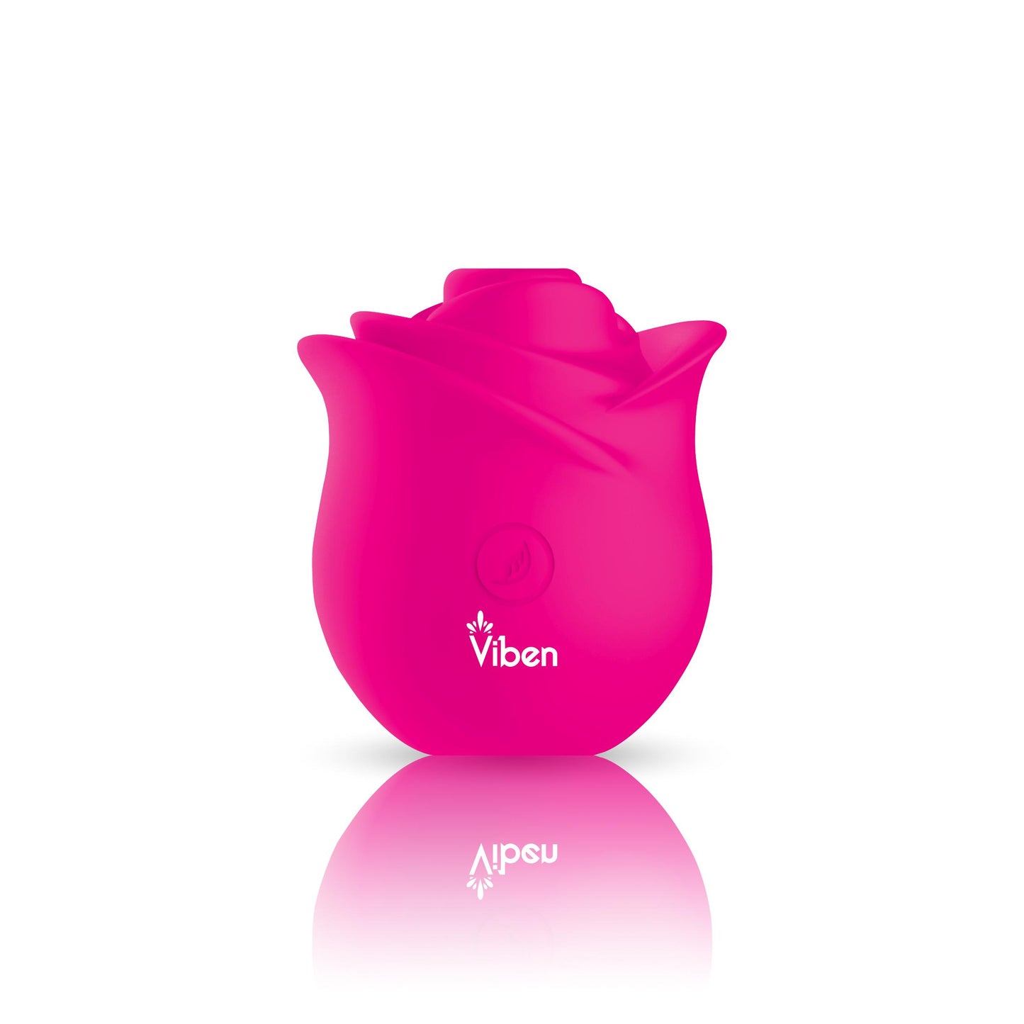 Zen Rose - Hot Pink - Handheld Rose Clitoral and Nipple Stimulator | 810080750111 | Available at EroticWarehouse.com