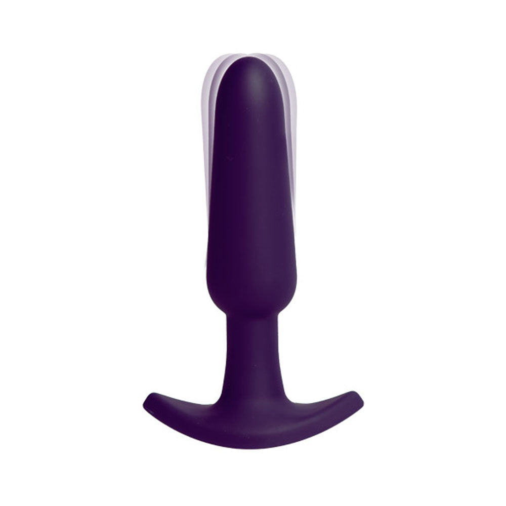Bump Rechargeable Anal Vibe Butt Plug - Purple | 789185757021 | Available at EroticWarehouse.com