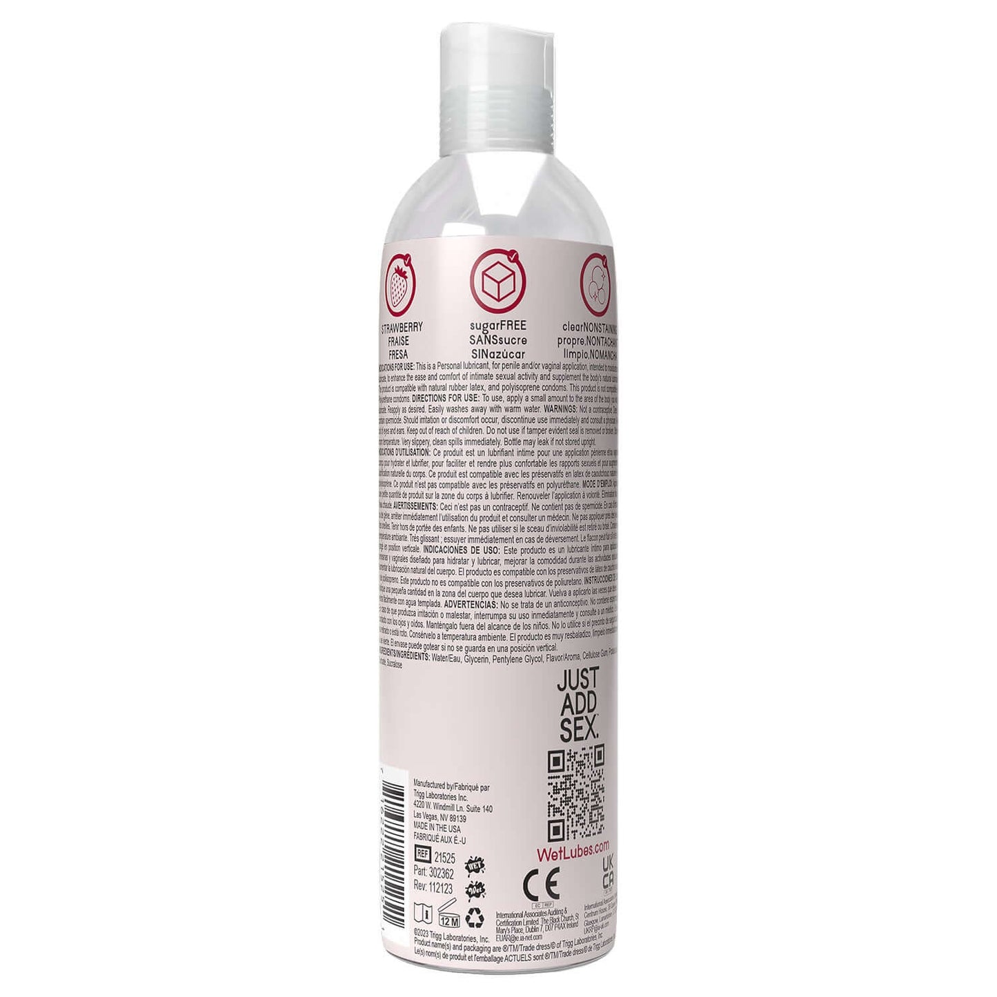 Wet Delicious Oral Play - Strawberry - Waterbased Flavored Lubricant 4 Oz | 716222215251 | Available at EroticWarehouse.com