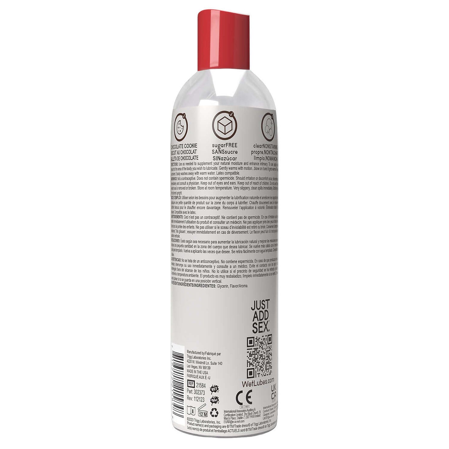 Wet Warming Fun Flavors - Chocolate Cookie - 4 in 1 Lubricant 4 Oz | 716222215848 | Available at EroticWarehouse.com
