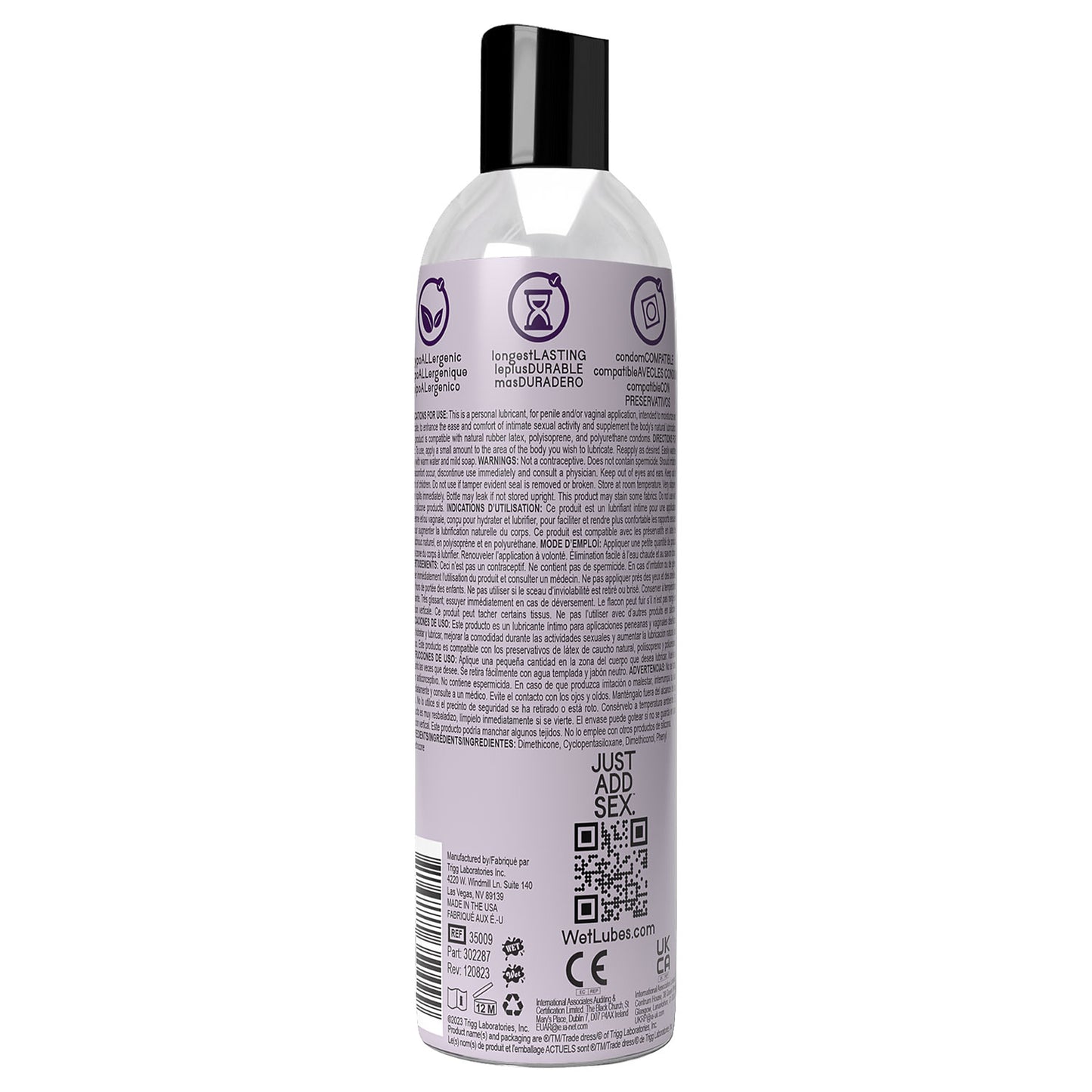 Wet Uranus Anal Lube - Premium Silicone Based Lubricant 4 Oz | 716222350099 | Available at EroticWarehouse.com