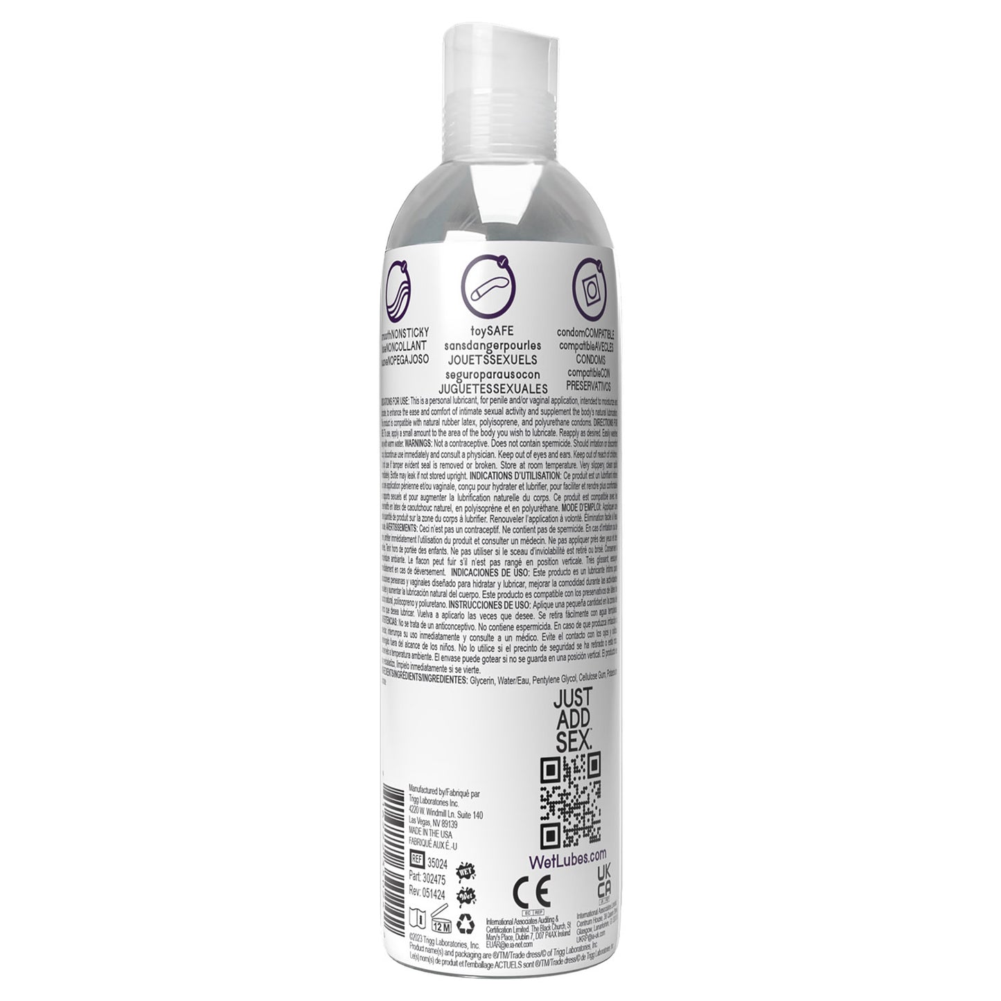 Uranus Extra Thick Water Based Anal Lube by WET 8oz | 716222350280 | Available at EroticWarehouse.com