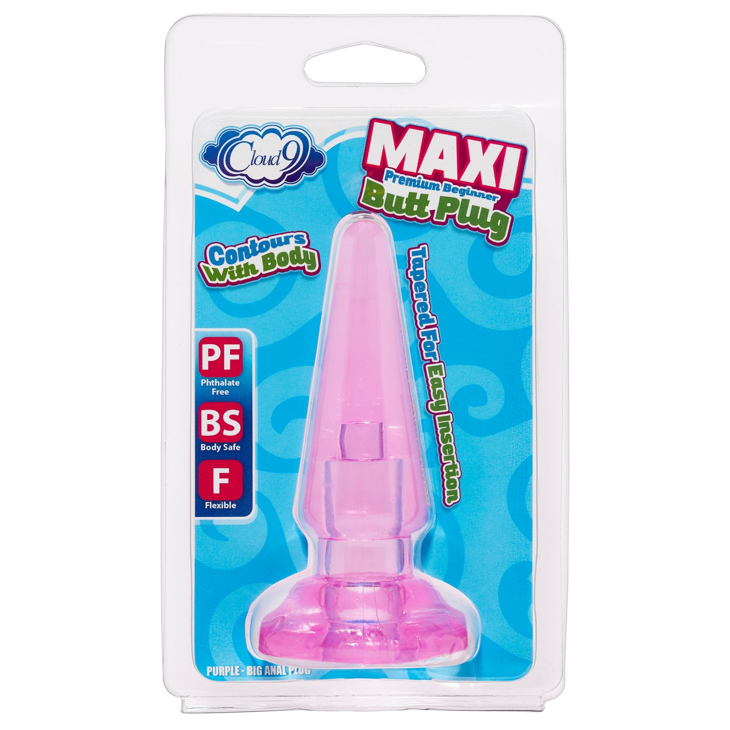Maxi Butt Plug Purple | 635346638336 | Available at EroticWarehouse.com