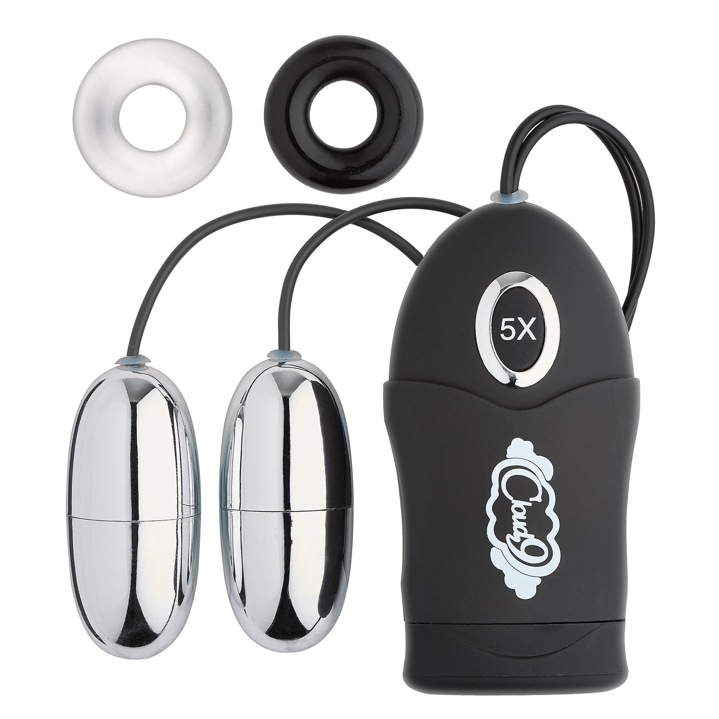 D Wtc Dual Egg Vibrator Black | 685239852226 | Available at EroticWarehouse.com