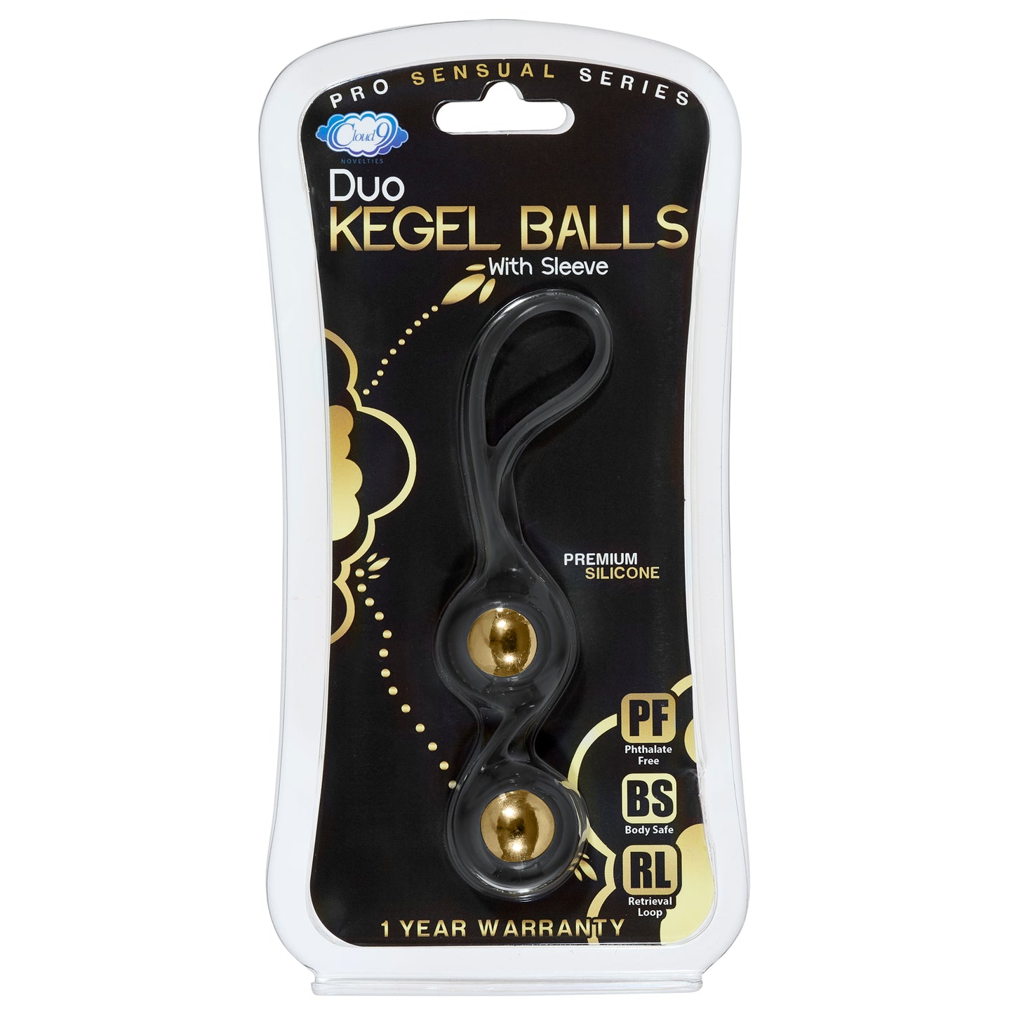 Duo Kegel Balls Black | 685239852783 | Available at EroticWarehouse.com