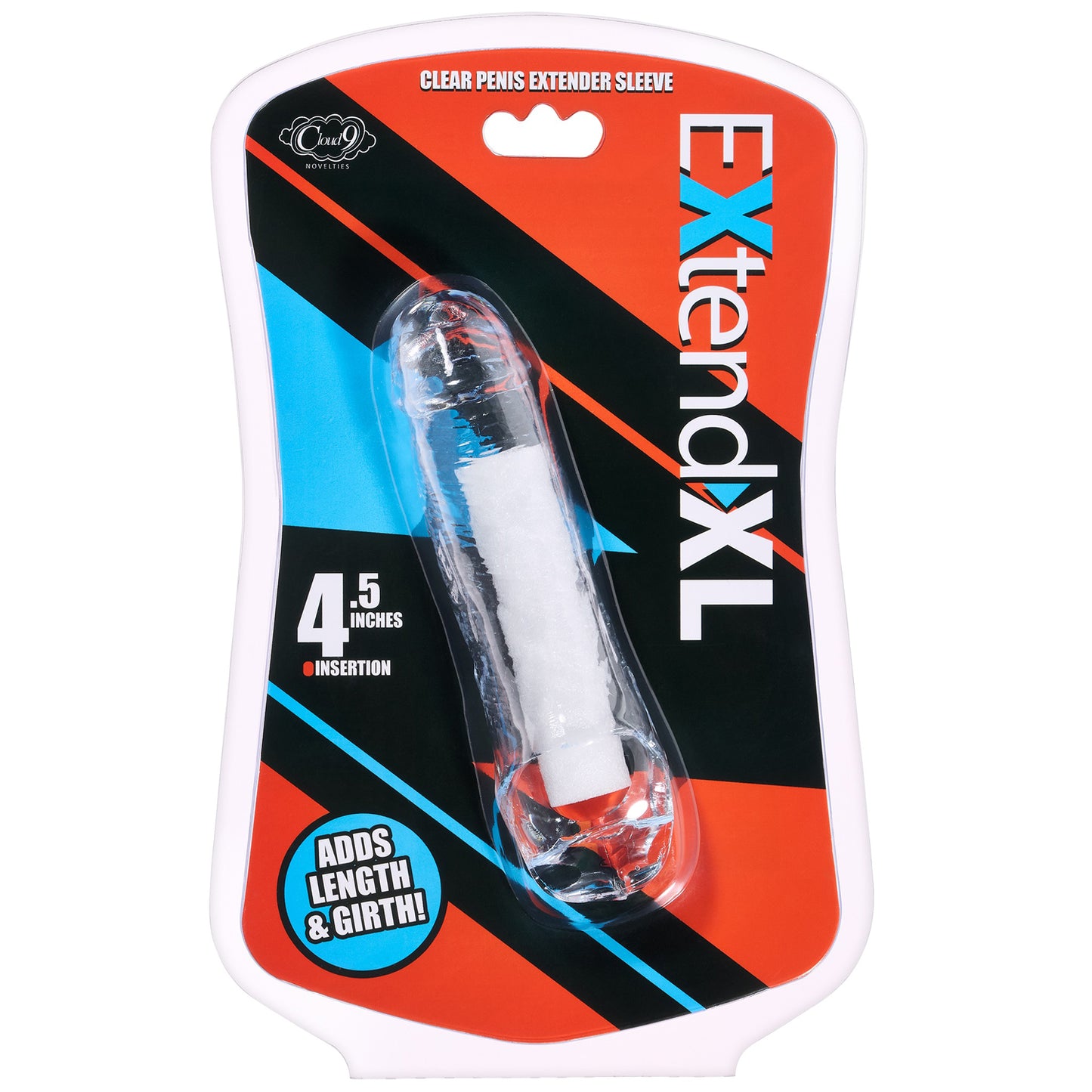 Extend XL Penis Sleeve 4.5" - Clear | 850047085313 | Available at EroticWarehouse.com